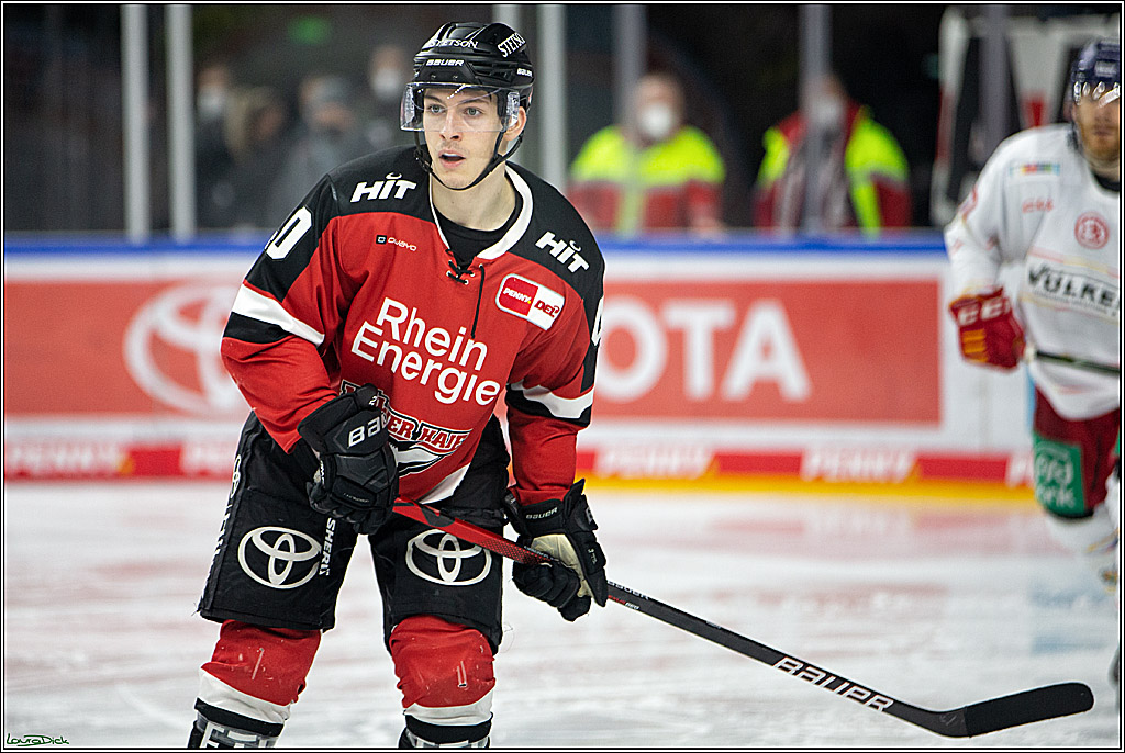 PENNY DEL; Koelner Haie- Duesseldorfer EG; Koeln, 16.01.2022